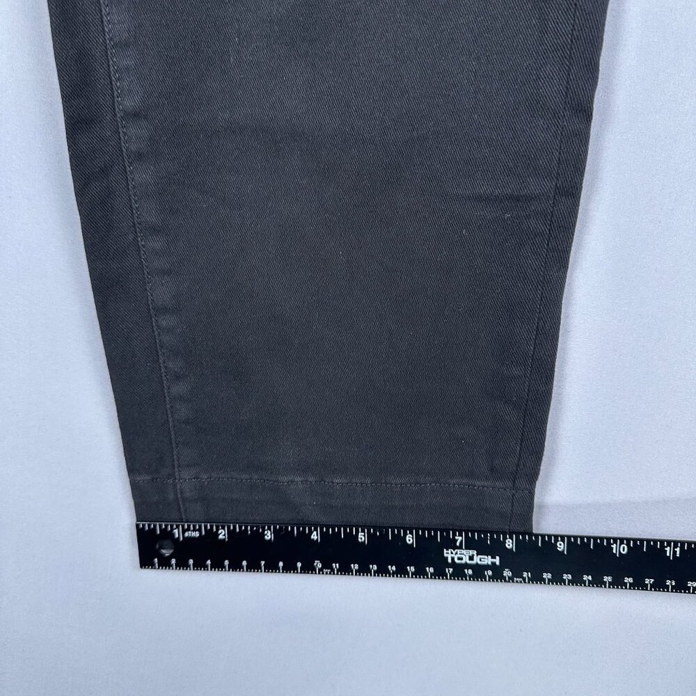 Everlane Straight Leg Crop Pants Mens Size 6 High Rise Dark Wash Black - Picture 7 of 12